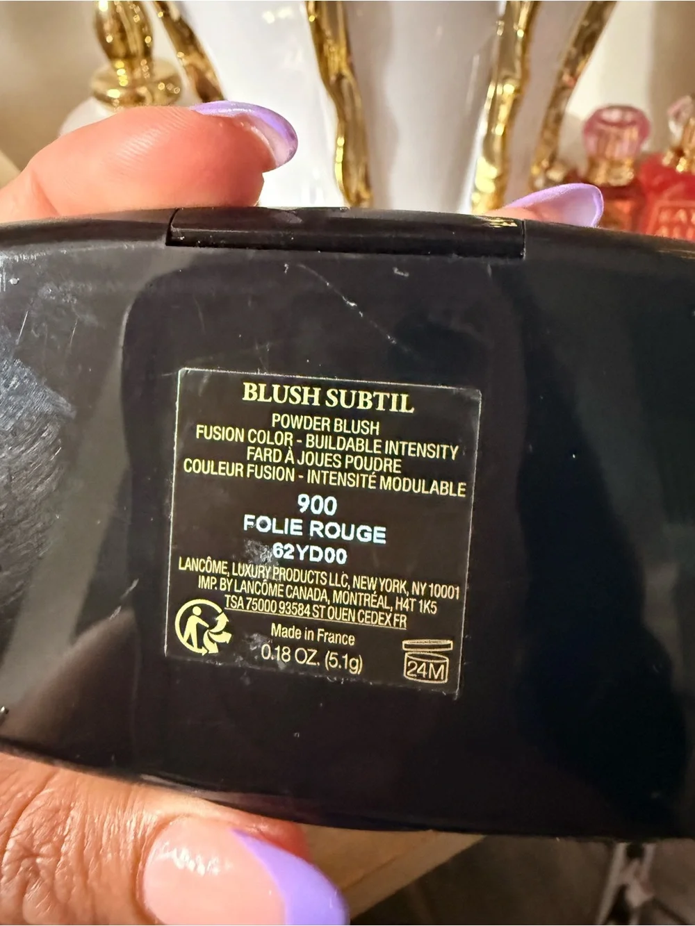 Lancome BLUSH SUBTIL POWDER BLUSH Shade 900 Folie Rouge